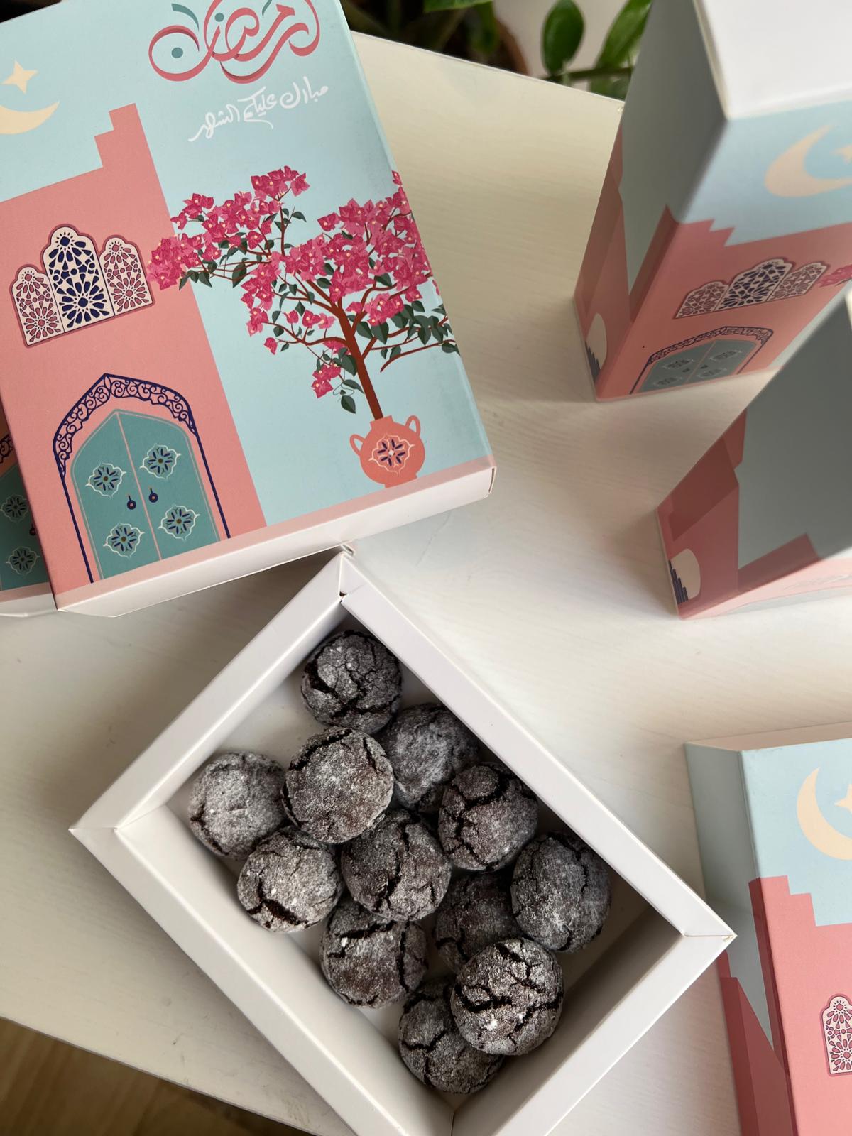 Crinkle Chocolate Cookies
