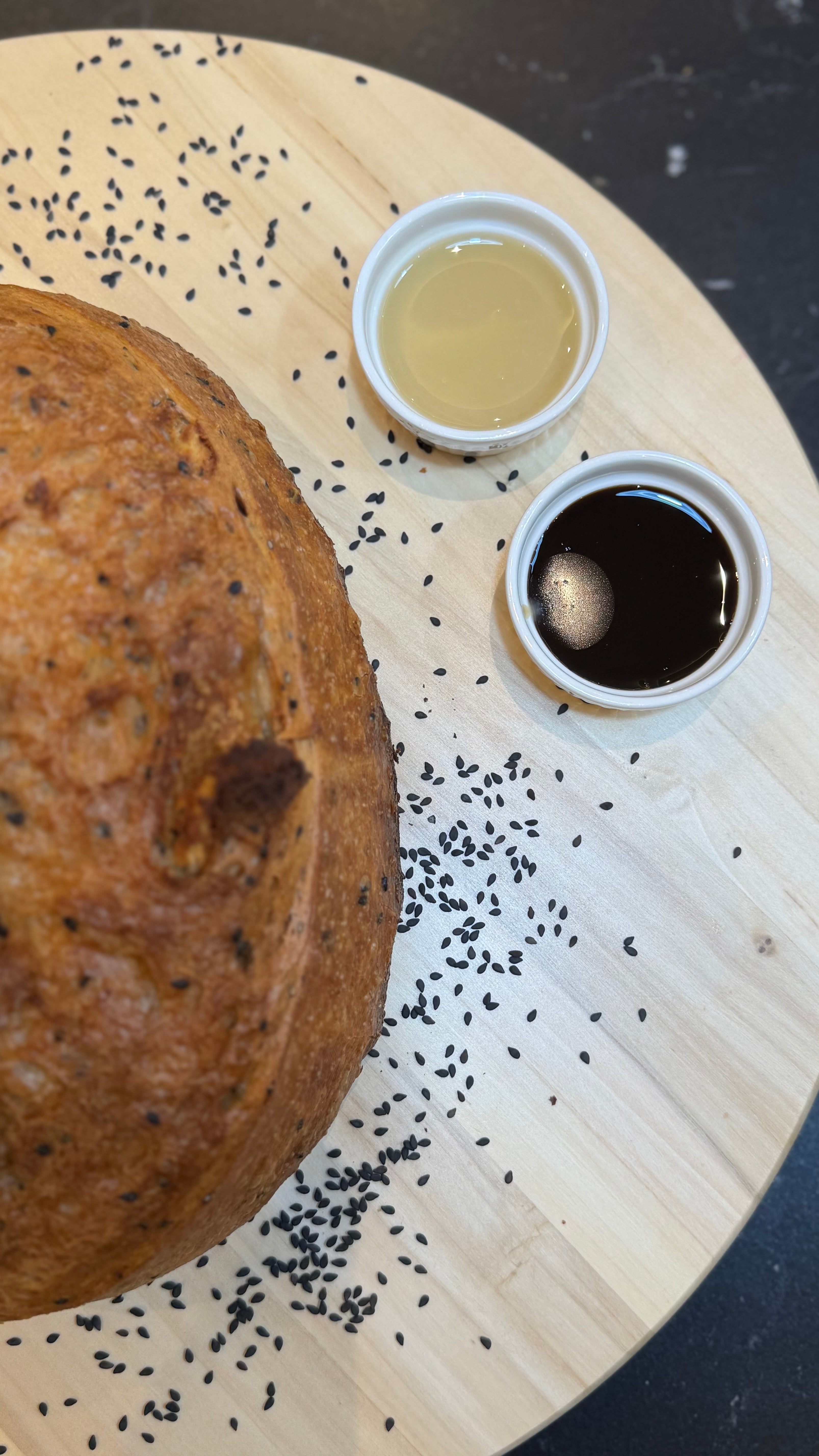Tahini & Dates Molasses Sourdough Loaf