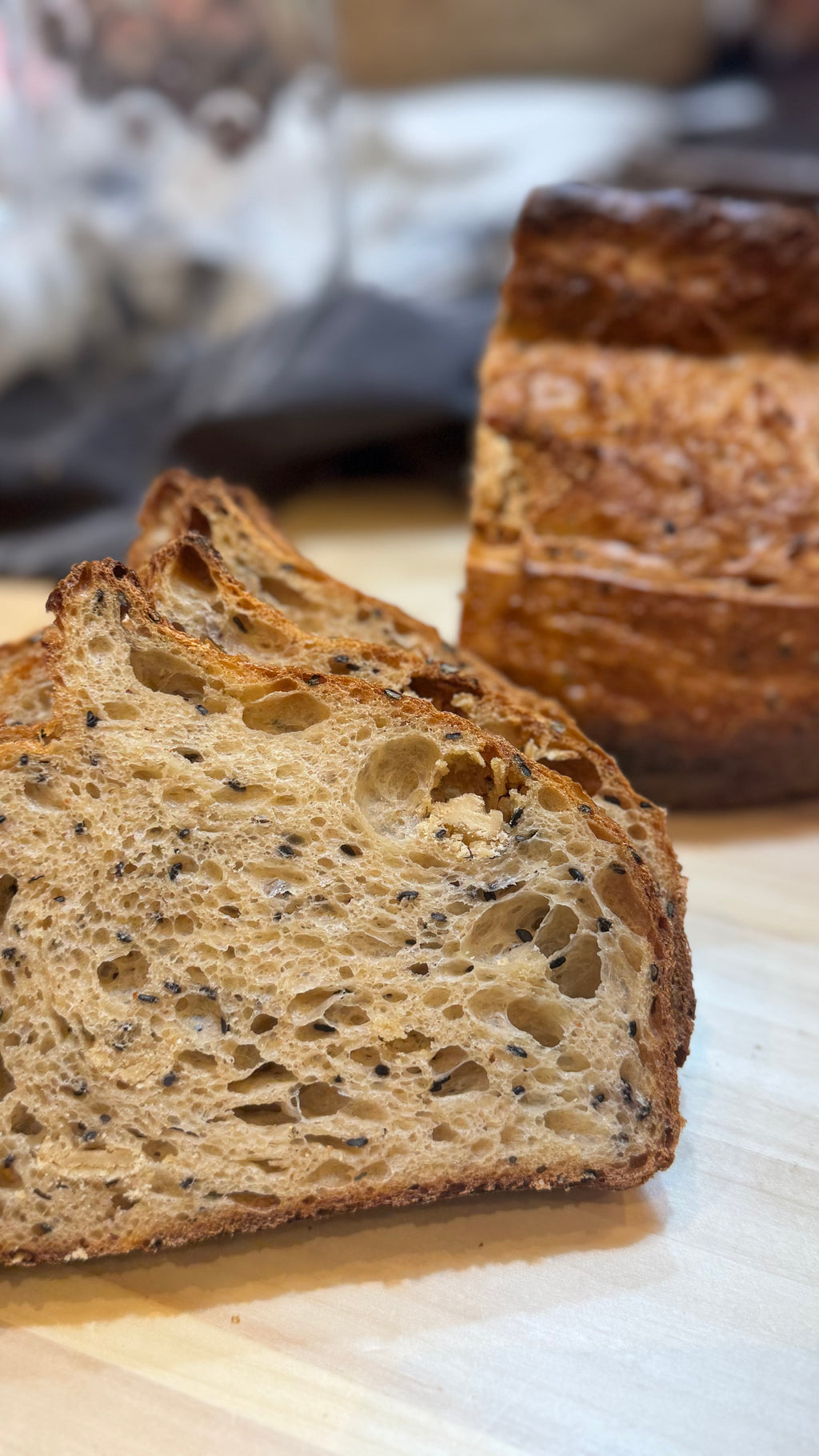 Tahini & Dates Molasses Sourdough Loaf