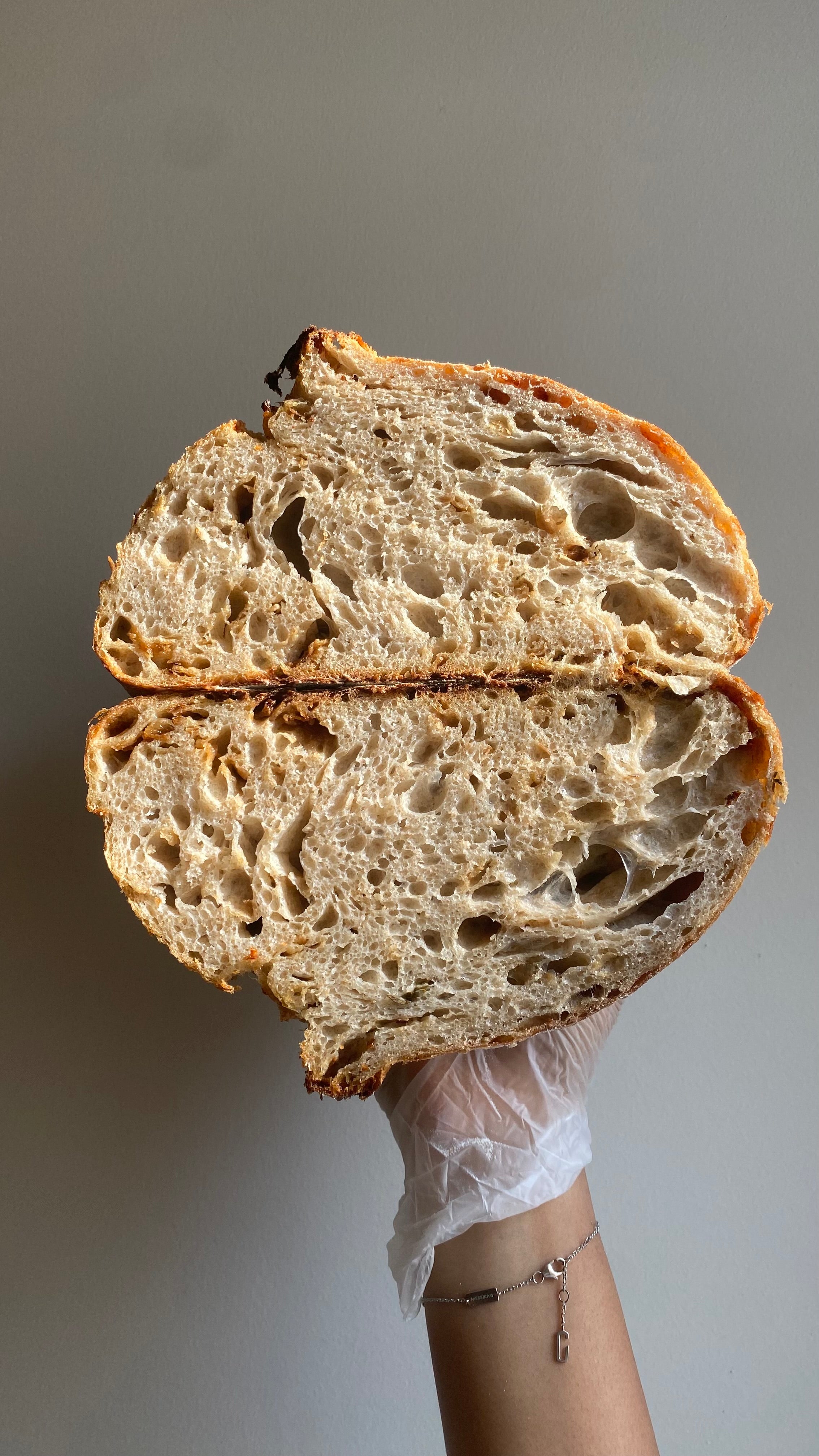 Crispy Onions Sourdough