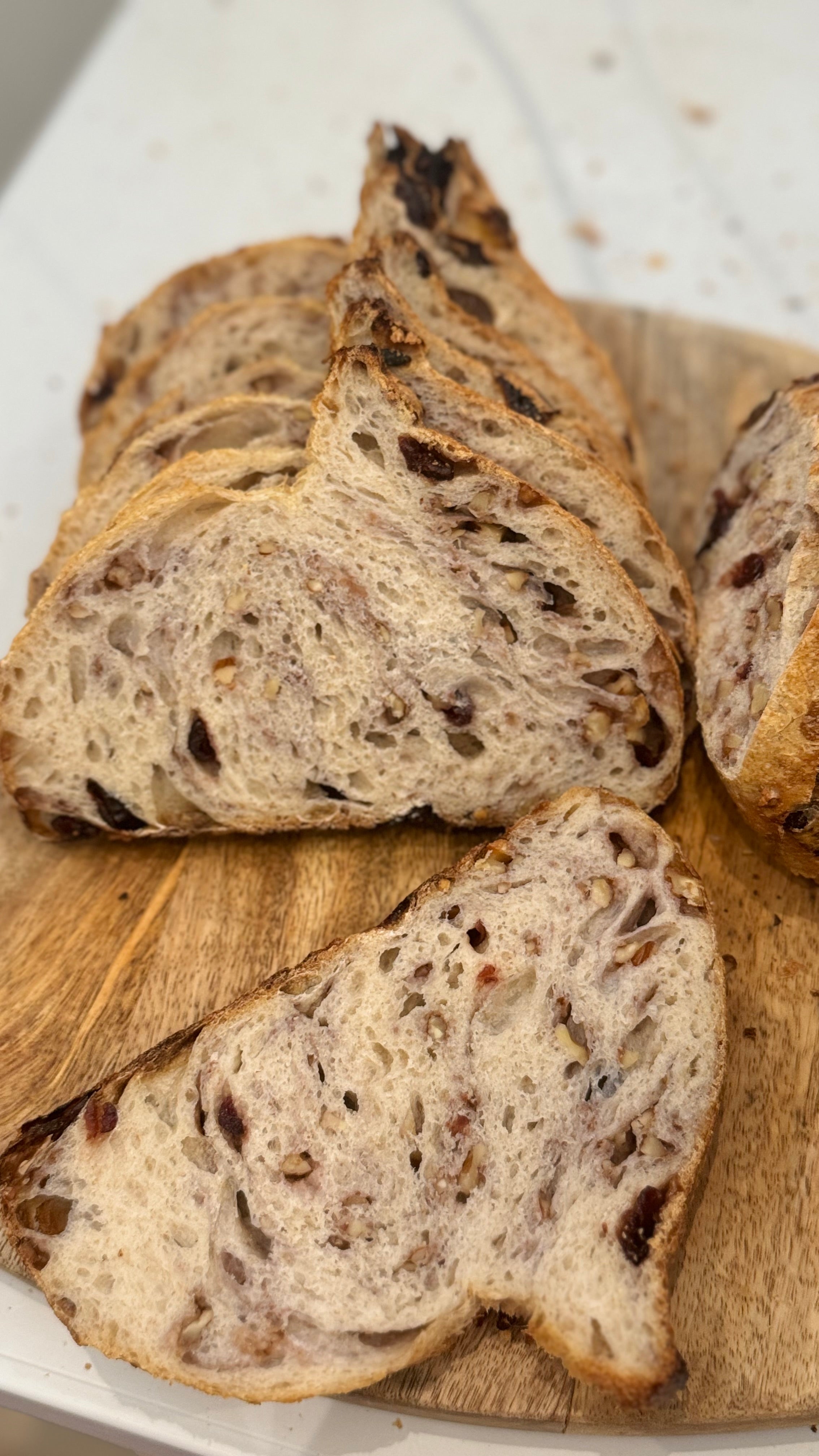 Cranberry, Apricots & Walnuts Sourdough
