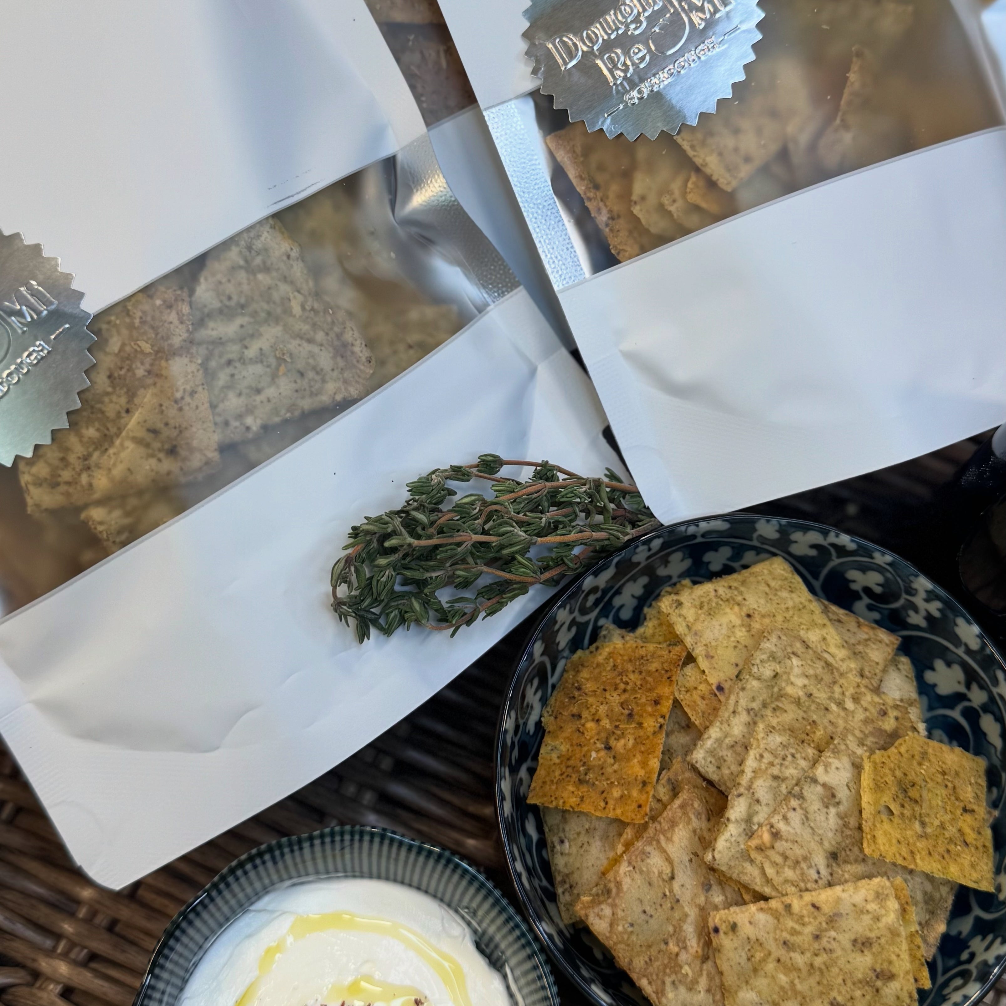 Sourdough Crackers