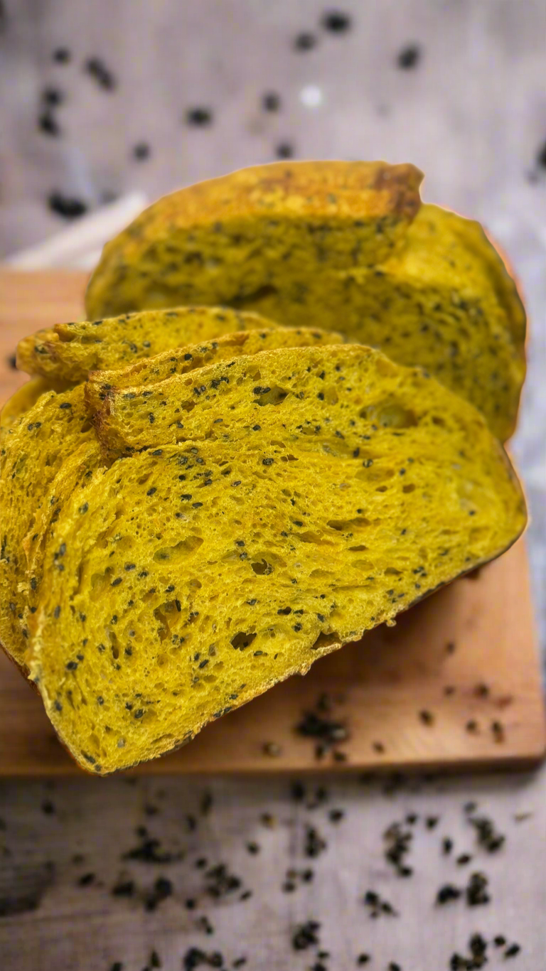 Turmeric & Nigella Seeds Sourdough