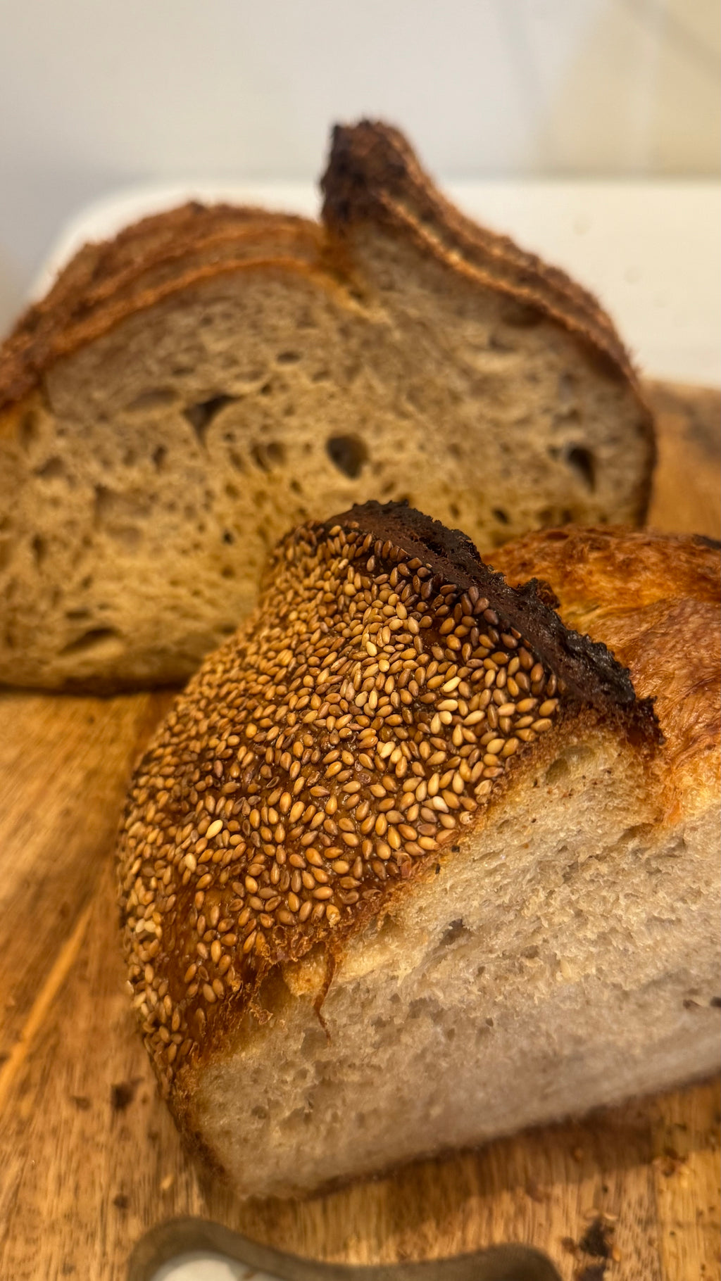 Tahini & Dates Molasses Sourdough Loaf
