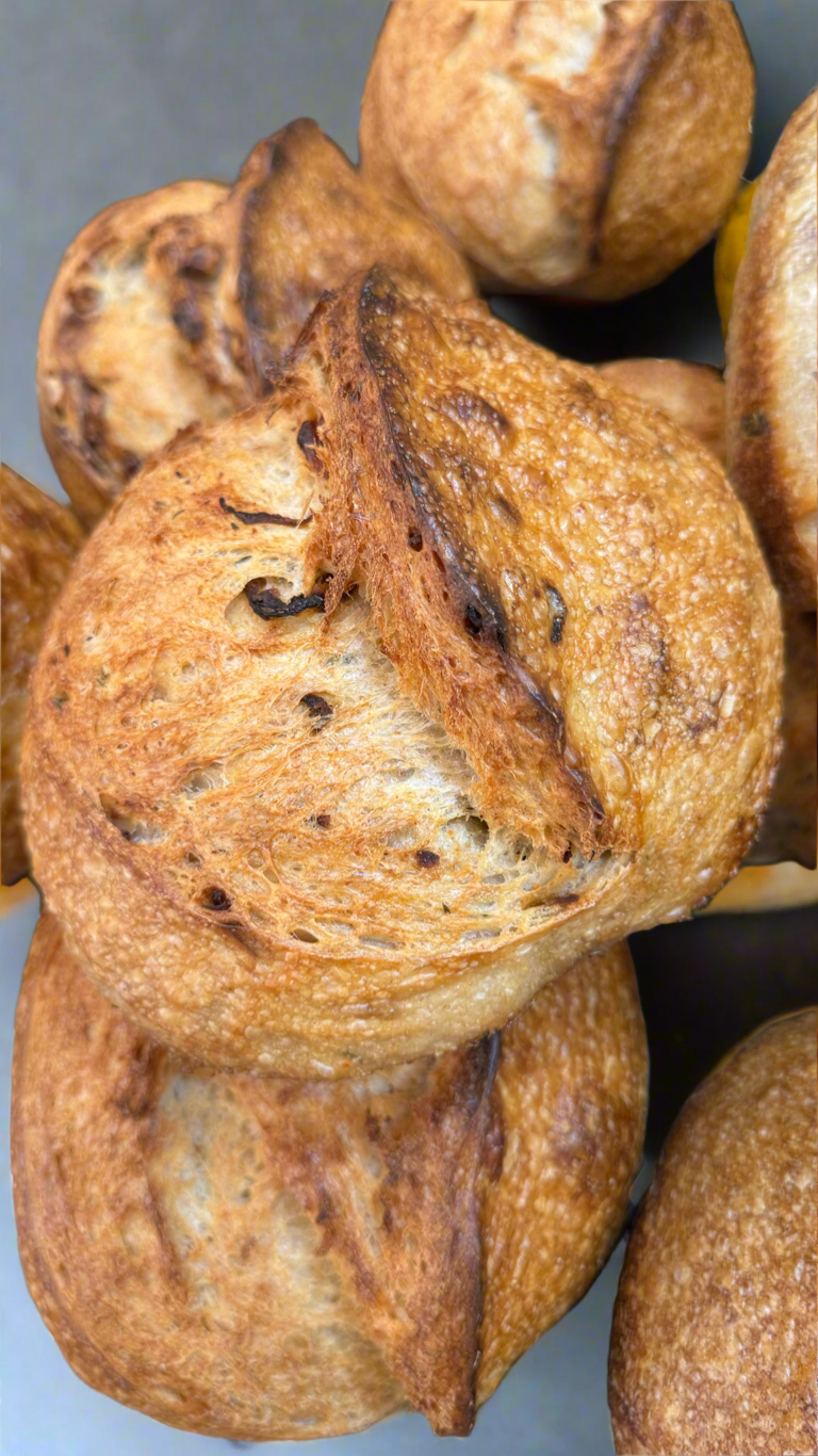 Crispy Onions Sourdough