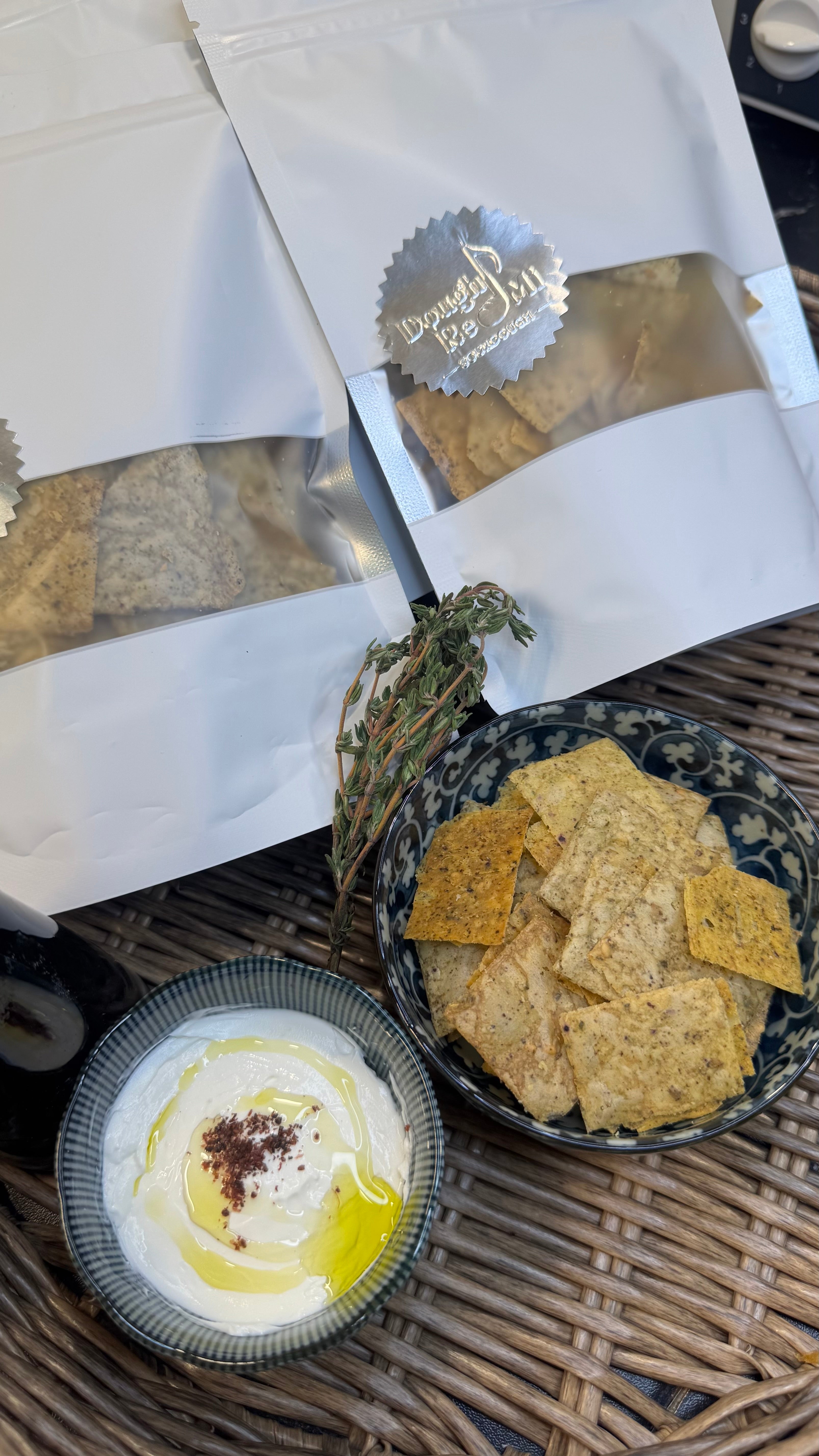 Sourdough Crackers
