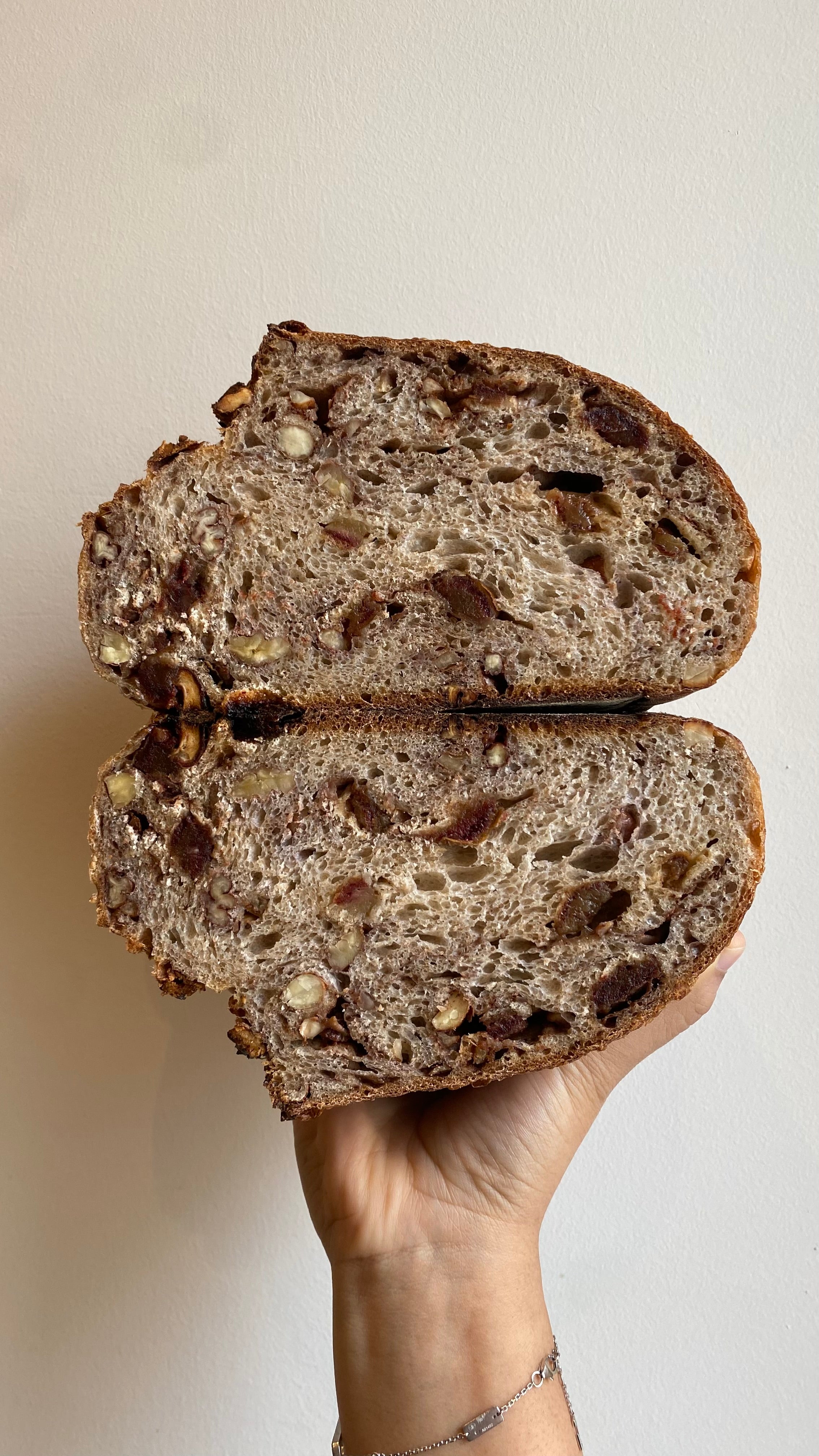 Dates & Nuts Sourdough Bread